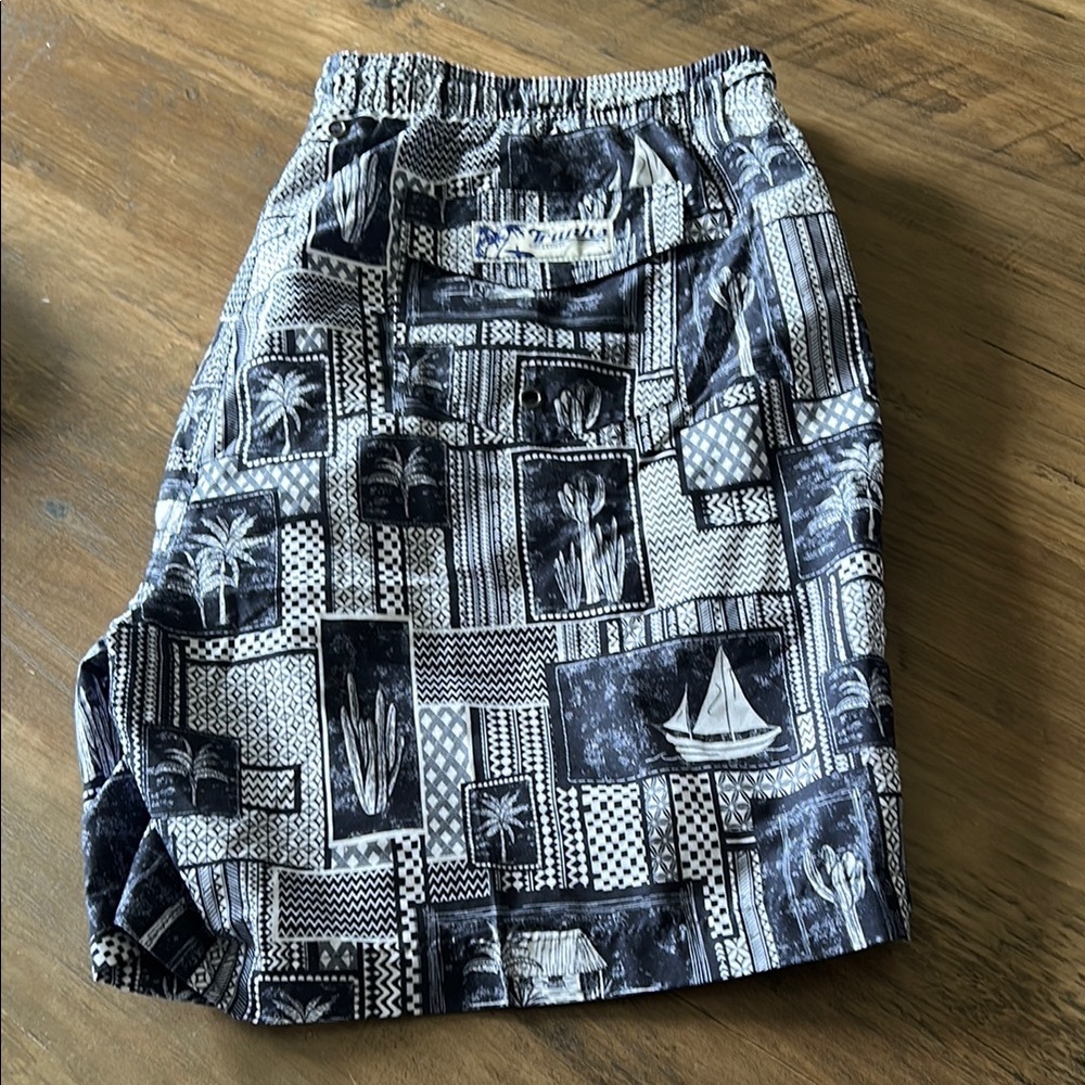 Swim Trunks Men, Mens Summer Loose Beach Shorts Pocket Swimming Pants